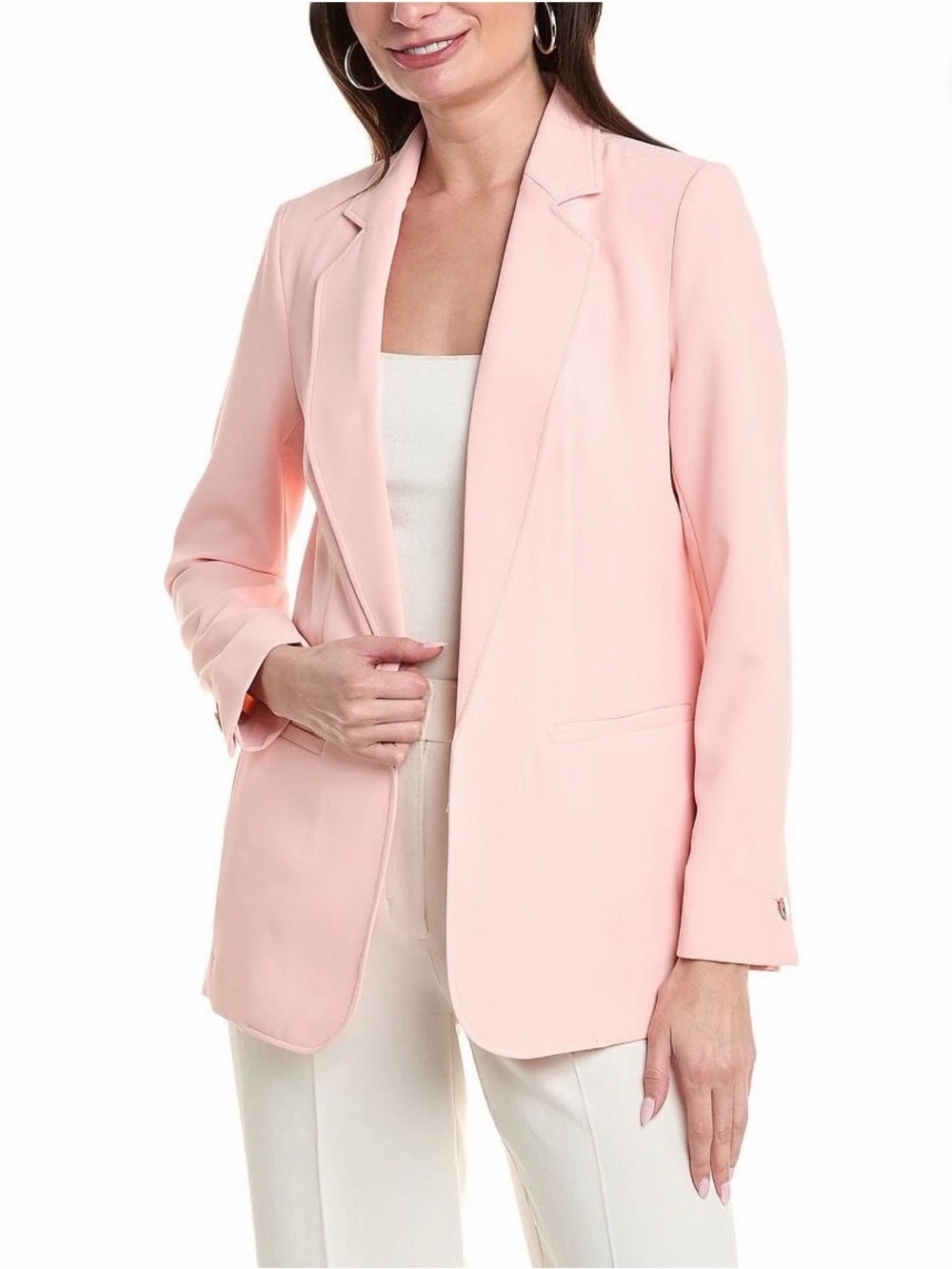 Anne Klein women’s  Pink Blazer Coat - Elegant Lightweight Jacket